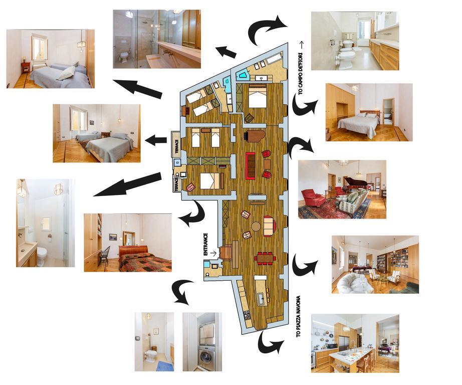 Appartamento Habitat's Campo De' Fiori 4br